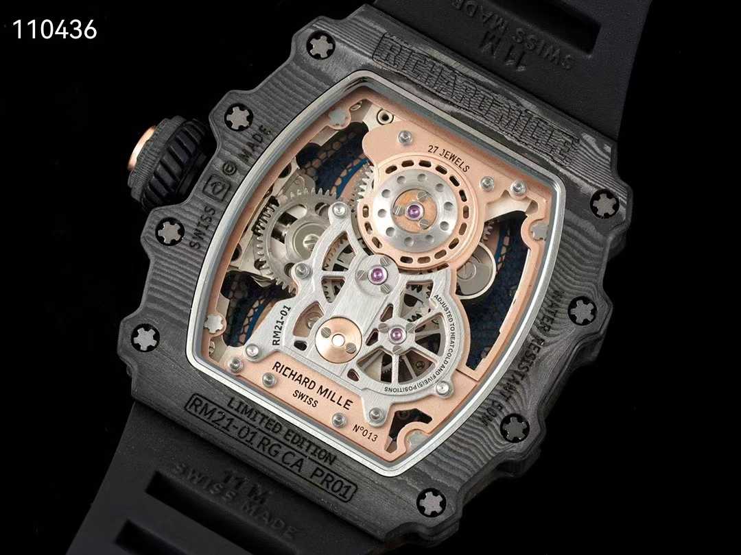 리차드밀 RM21-02 투르비용 에어로다인 뉴버젼 골드 블랙 시계 워치